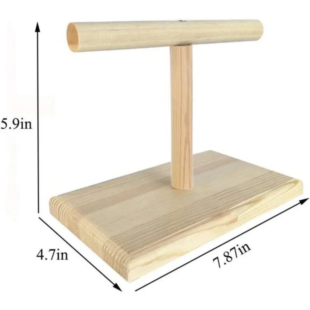 Bird Training Stand, Portable Tabletop Bird Perch Spin Training Perch Spin